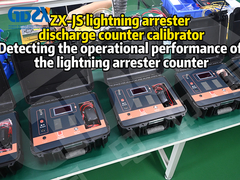 Συμπίεστος ZX-JS χειροκίνητος ηλεκτροπληξία Arrester εκτόξευση Counter Tester